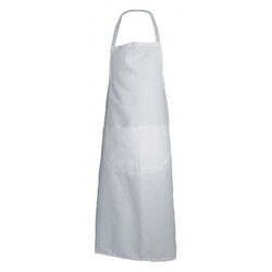 TABLIER BAVETTE COTON BLANC 90X105