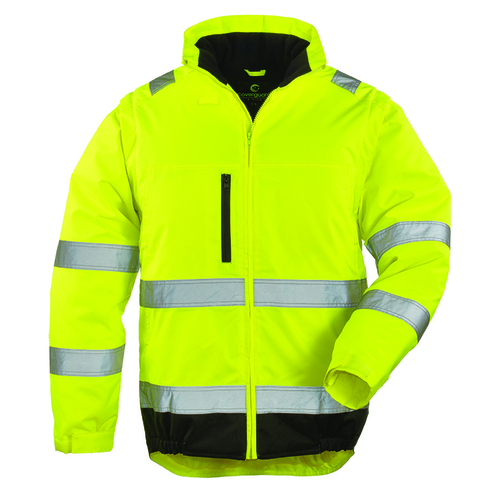 HI-WAY Xtra veste 2/1 polyester hiviz jaune