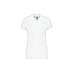 Polo piqu&eacute; manches courtes femme