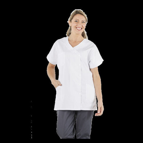 TUNIQUE TAM COL V BLANC