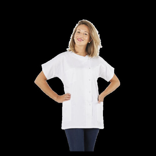 TUNIQUE TEA BLANC PRESSIONS INOX