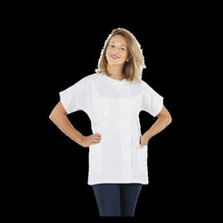 TUNIQUE TEA BLANC PRESSIONS INOX