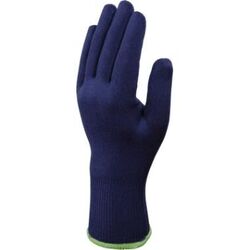 Gant tricot acrylique polypropylène élasthane bleu TAE10 Gant tricot acrylique polypropylène élasthane bleu TAE10