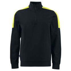 SWEATSHIRT PRIO BICOLORE COL ZIP