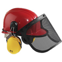 Casque forestier non mont&eacute; (65105+60705+60720+60750)
