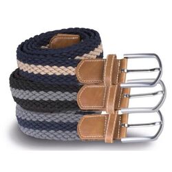 Ceinture tress&eacute;e &eacute;lastiqu&eacute;e