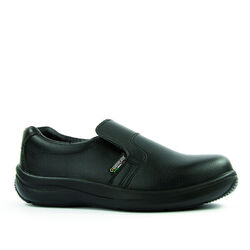 Mocassins de s&eacute;curit&eacute; femme EBANITE S2 SRA NOIR Béziers