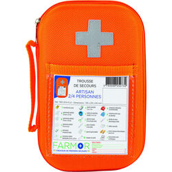 Trousse secours fluo ARTISAN 2/4 PERSONNES Béziers