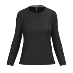 T-shirt col rond manches longues femme