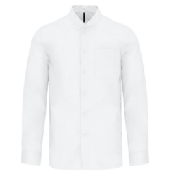 Chemise col mao manches longues