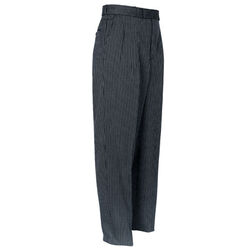 Pantalon HOMME  ray&eacute; de costume Noir/Gris