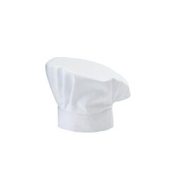 Toque style faluche blanc