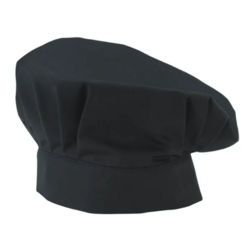 Toque style faluche noir